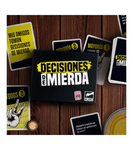 ¡Decisiones de Mierda! El Juego de Mesa Más Divertido de Buro