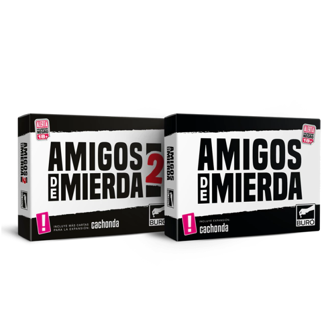 Pack Amigos De Mierda 1 Y 2 - Buró