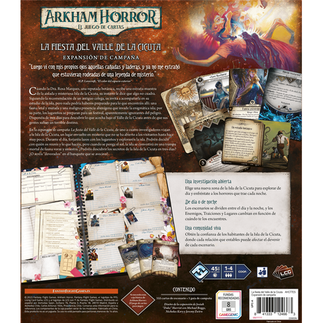 Arkham Horror - La Fiesta del Valle de la Cicuta Exp. campaña