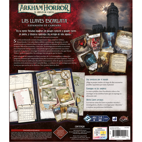 Arkham Horror - Las Llaves Escarlata Exp. Campaña