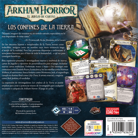Arkham Horror - Los Confines de la Tierra Exp. Investigadores