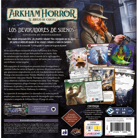 Arkham Horror - Los Devoradores de Sueños Exp. Investigadores