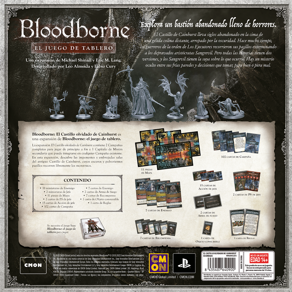 Bloodborne Juego de Mesa: El Castillo Olvidado de Cainhurst