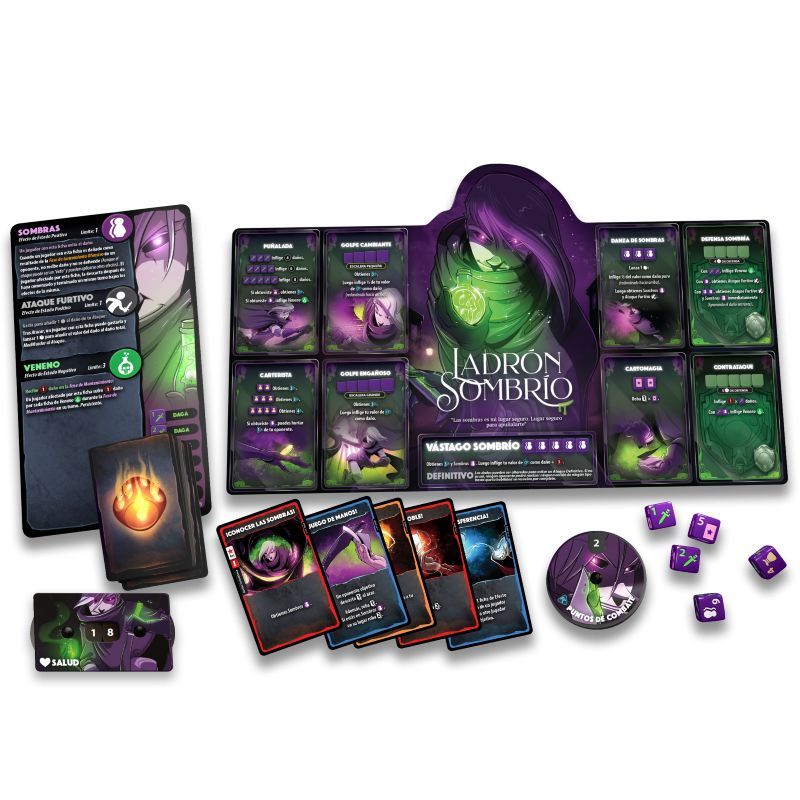 Dice Throne 3: Piromante vs Ladrón Sombrío