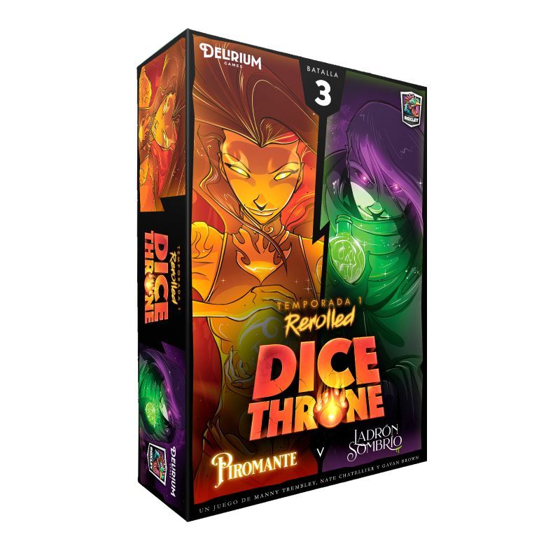 Dice Throne 3: Piromante vs Ladrón Sombrío