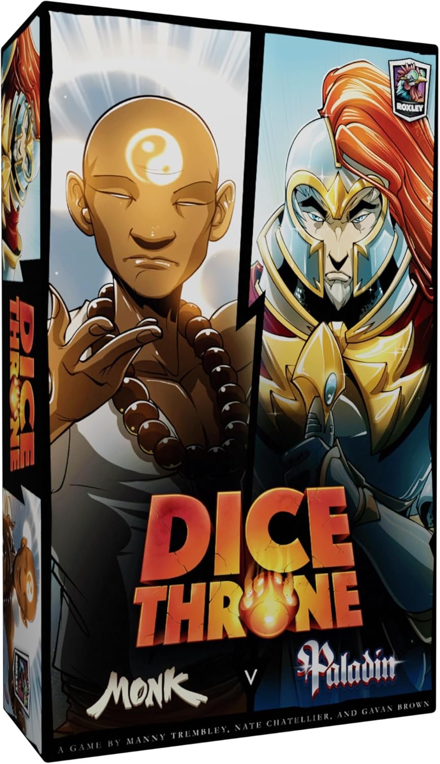 Dice Throne Monje vs Paladin