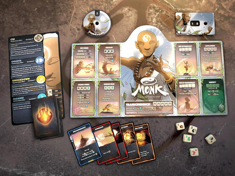 Dice Throne Monje vs Paladin