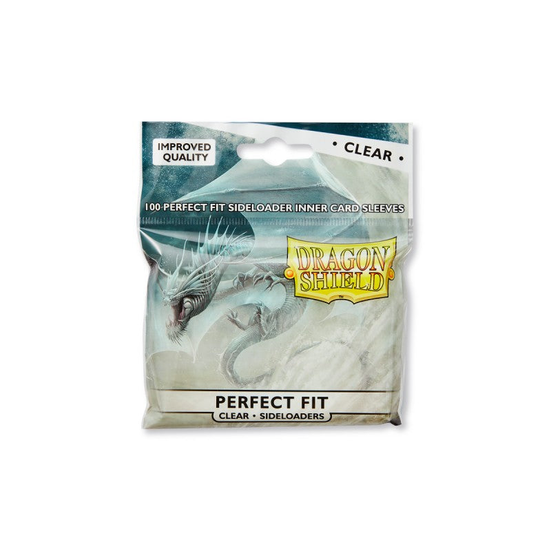 Protector de cartas Dragon Shield 100 - Perfect Fit Sideloaders Clear