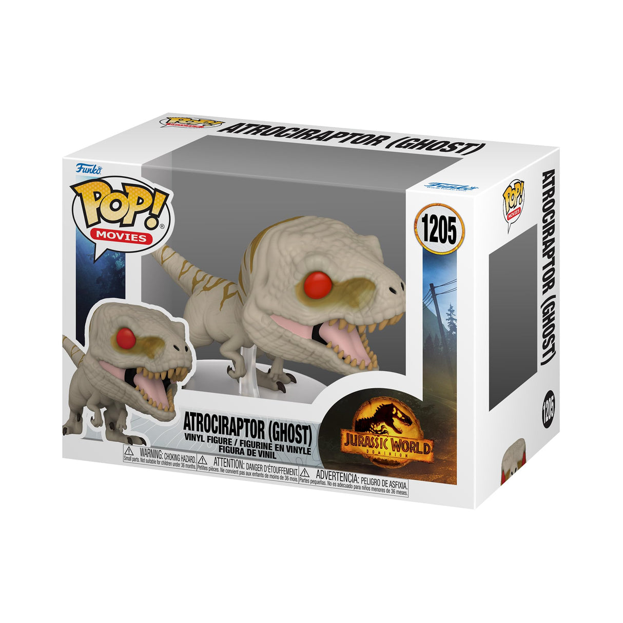 FUNKO POP MOVIES: Jurassic World Atrociraptor Ghost (1205)