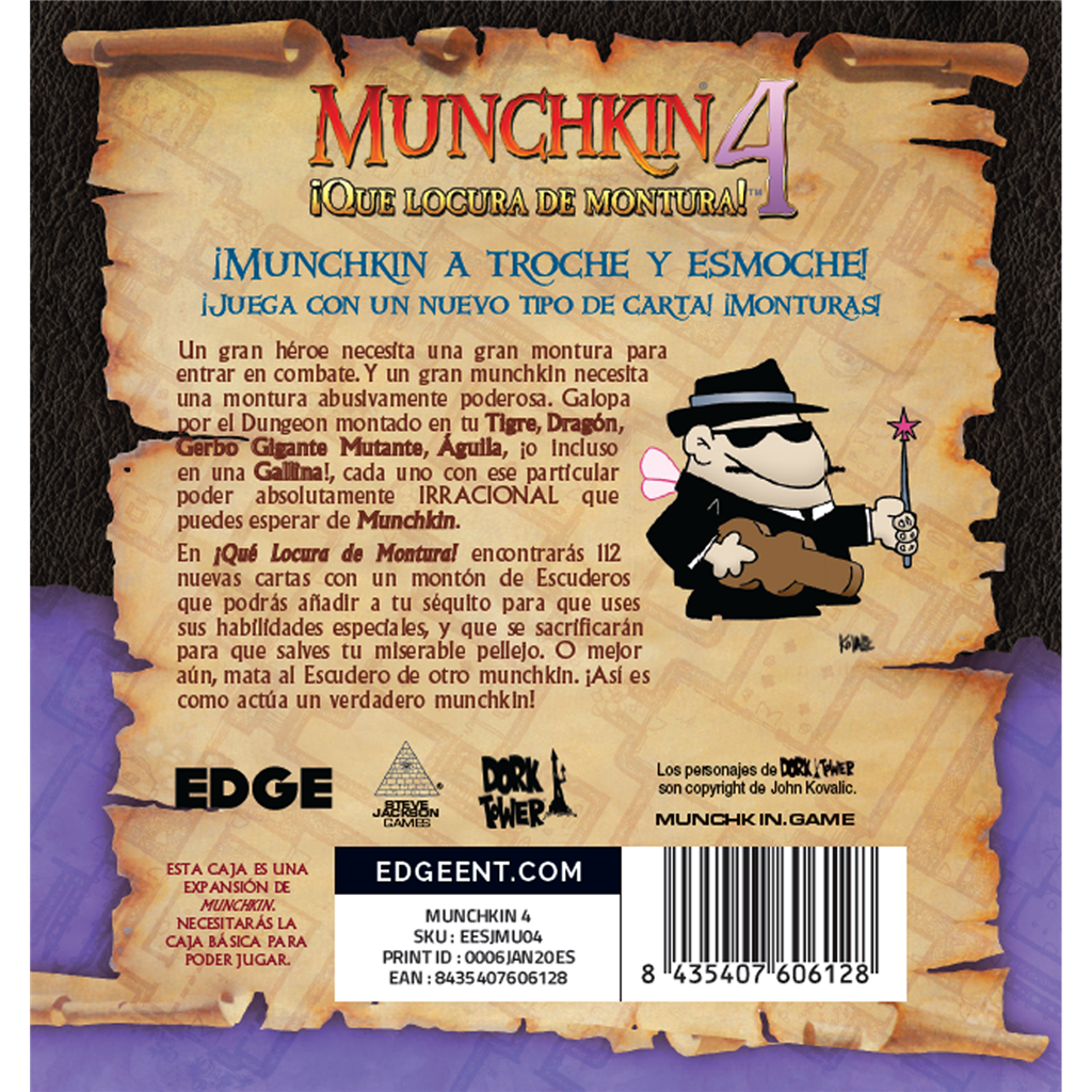 Munchkin 4: ¡Qué Locura de Montura!