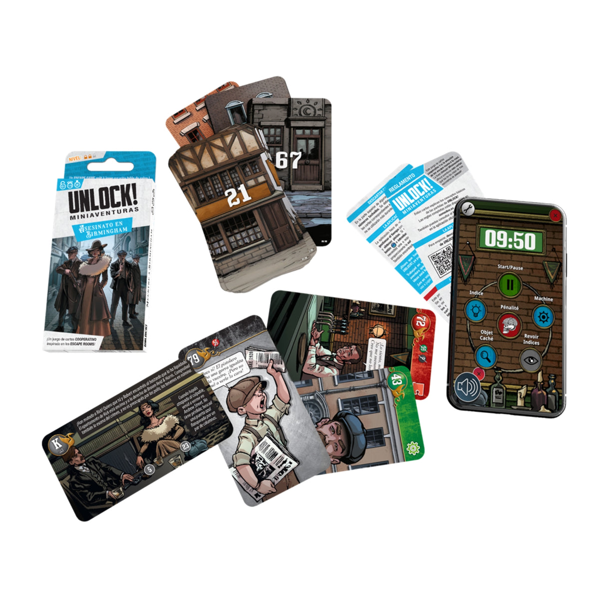 Unlock! - Miniaventuras - Asecinato en Birmingham