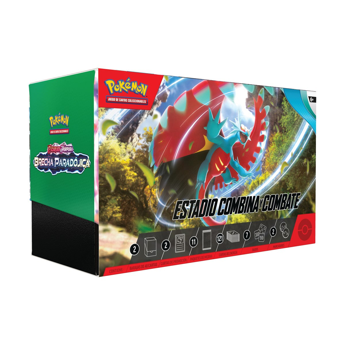 Pokemon SV04 Brecha Paradojica Estadio Combina y Combate (Español)