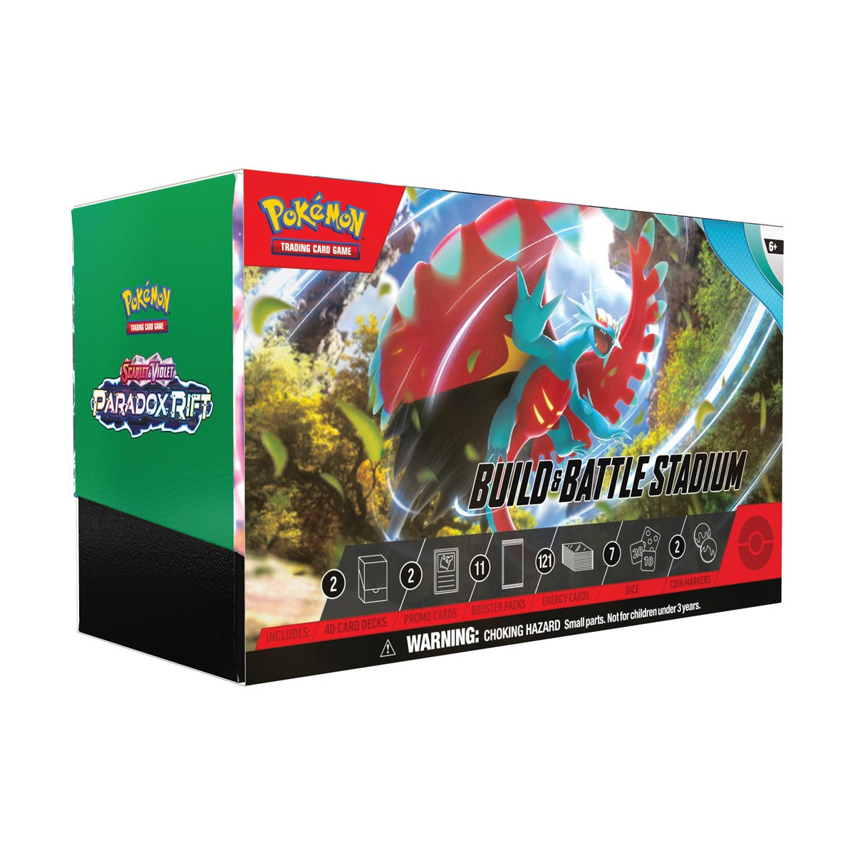 Pokemon SV04 Paradox Rift Build & Battle Stadium (Inglés)