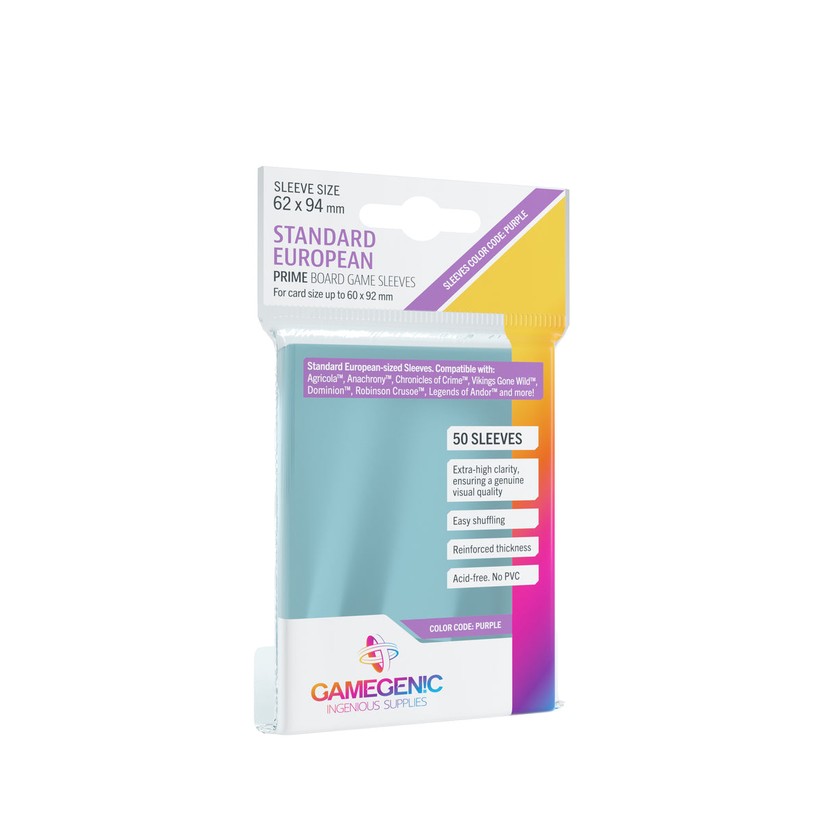 Protectores de cartas Prime Std European Size