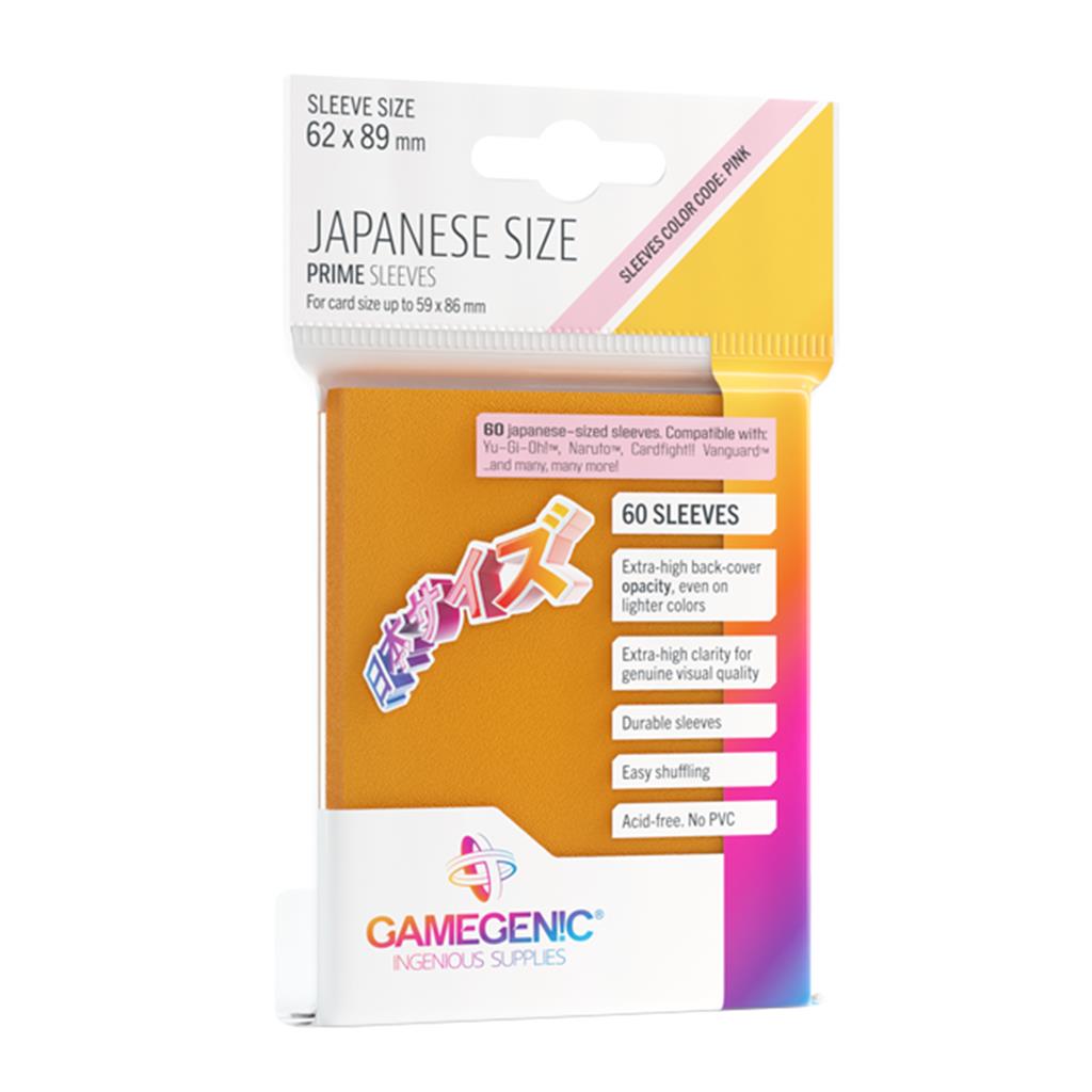 Protectores de Cartas Prime Japanese Size Orange