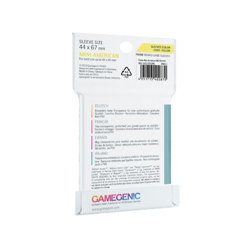 Protectores de cartas Prime Mini American Size Matte